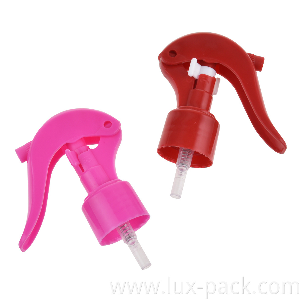 Mist Sprayer Fine Mist Spray Plastic Cleaner Dispenser Empty Pump Red Mini Trigger